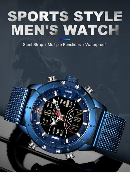 NAVIFORCE Men Military Sport Watch