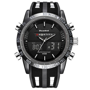 Luxury Brand Watches Men Sports Watches Waterproof LED