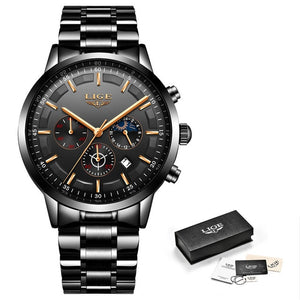 Relojes 2018 Watch Men LIGE Fashion