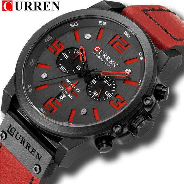CURREN Mens Watches Top Luxury Brand Waterproof