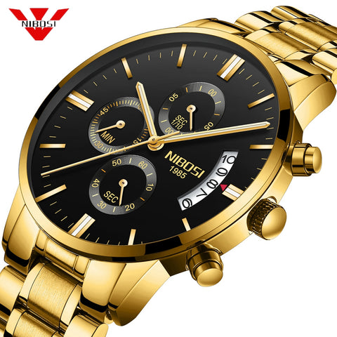 NIBOSI Men Watch Chronograph Sport Mens