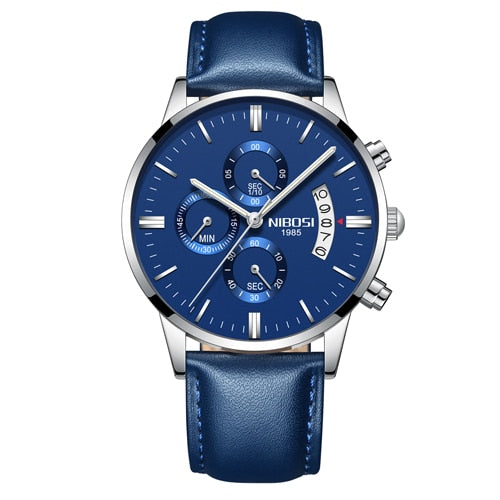 NIBOSI Men Watch Chronograph Sport Mens