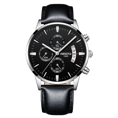 NIBOSI Men Watch Chronograph Sport Mens