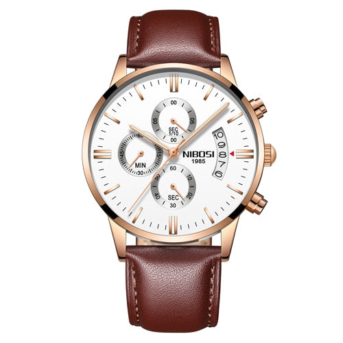 NIBOSI Men Watch Chronograph Sport Mens