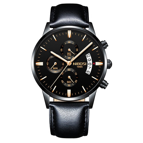 NIBOSI Men Watch Chronograph Sport Mens
