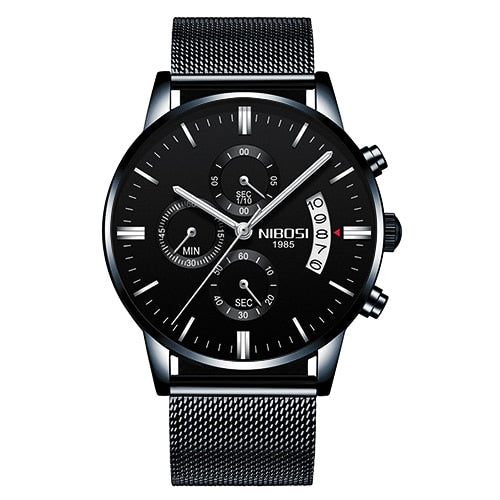 NIBOSI Men Watch Chronograph Sport Mens