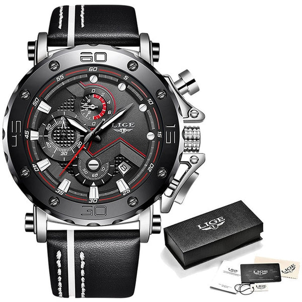 2019 LIGE New Fashion Mens Watche