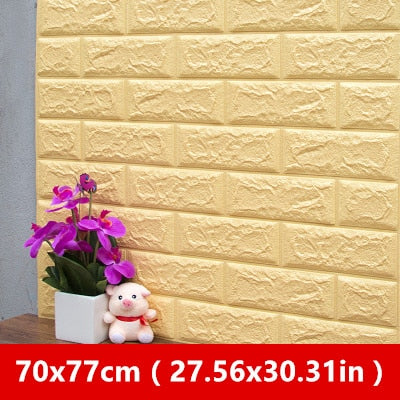 70x77cm DIY 3D Wall Stickers Self Adhesive Foam