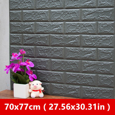 70x77cm DIY 3D Wall Stickers Self Adhesive Foam