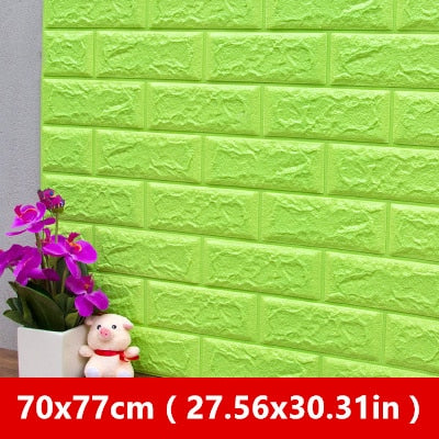 70x77cm DIY 3D Wall Stickers Self Adhesive Foam