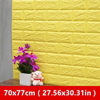 70x77cm DIY 3D Wall Stickers Self Adhesive Foam