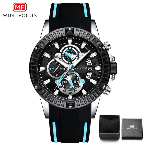 MINIFOCUS Sport Wrist Watch Men Luxury Waterproof