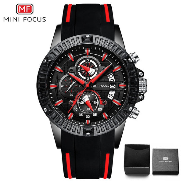 MINIFOCUS Sport Wrist Watch Men Luxury Waterproof