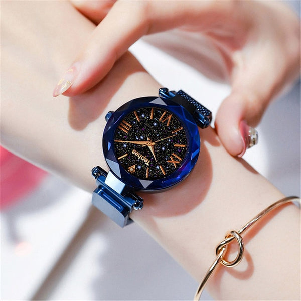 Luxury  Magnetic Starry Sky Women Watches