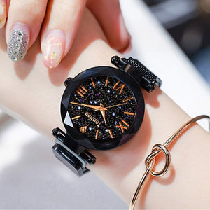 Luxury  Magnetic Starry Sky Women Watches