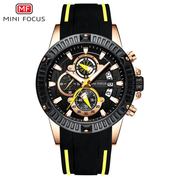 MINIFOCUS Sport Wrist Watch Men Luxury Waterproof