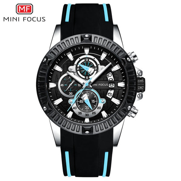 MINIFOCUS Sport Wrist Watch Men Luxury Waterproof