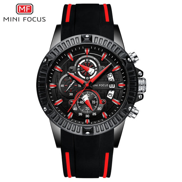 MINIFOCUS Sport Wrist Watch Men Luxury Waterproof