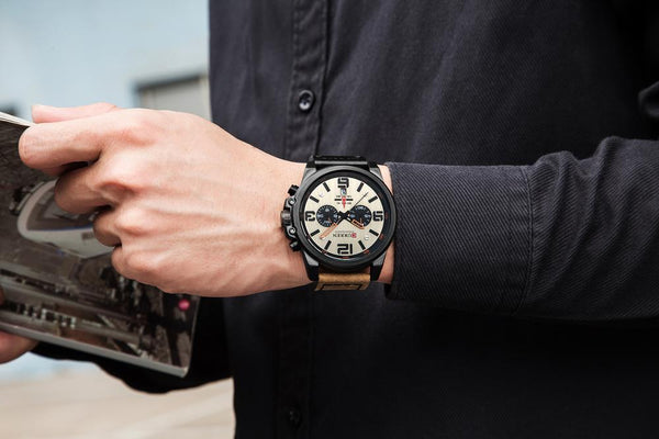 CURREN Mens Watches Top Luxury Brand Waterproof